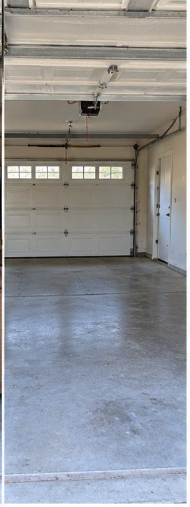Clean garage after cleanout