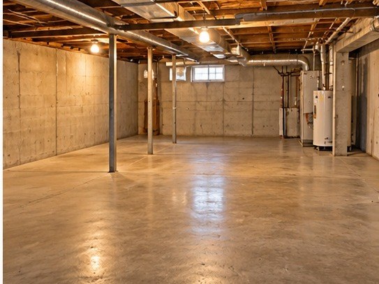 garage full of household items